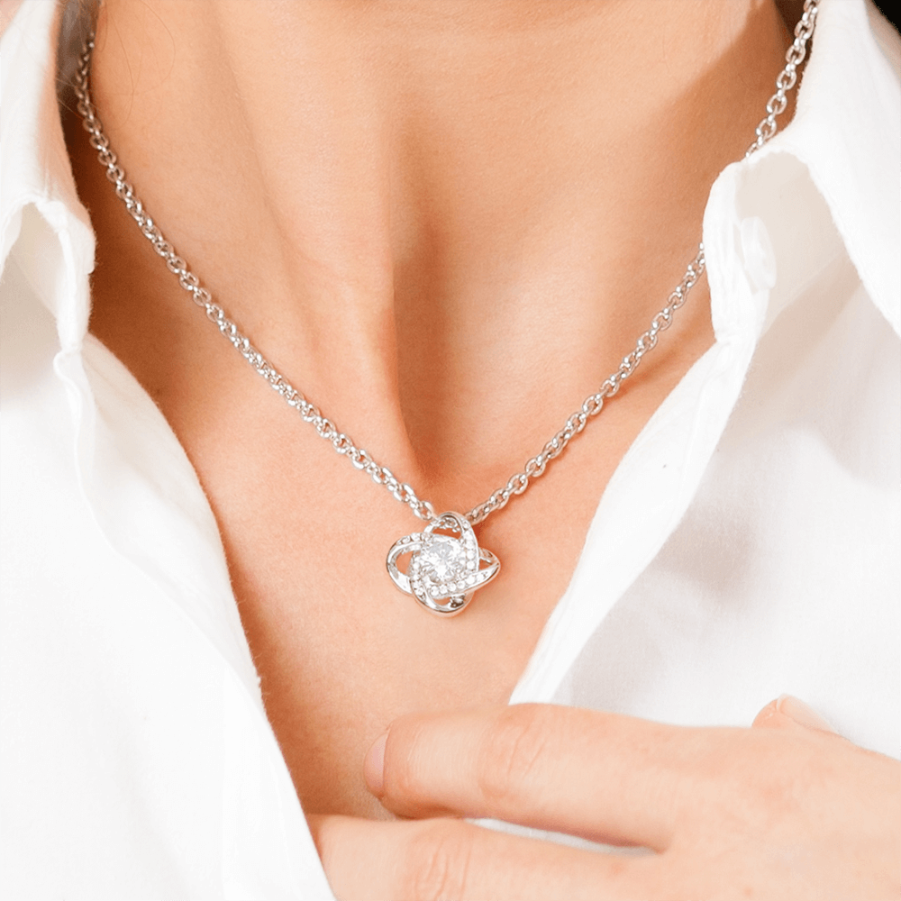 Gift For Mom From Son, "Thank You Necklace Gift"