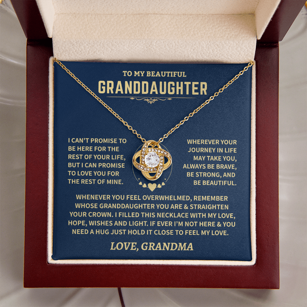 Granddaughter Gift From Grandma, "Love, Hope, Wishes & Light"