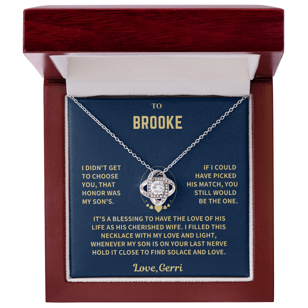 Daughter In law,To Brooke from Love, Gerri