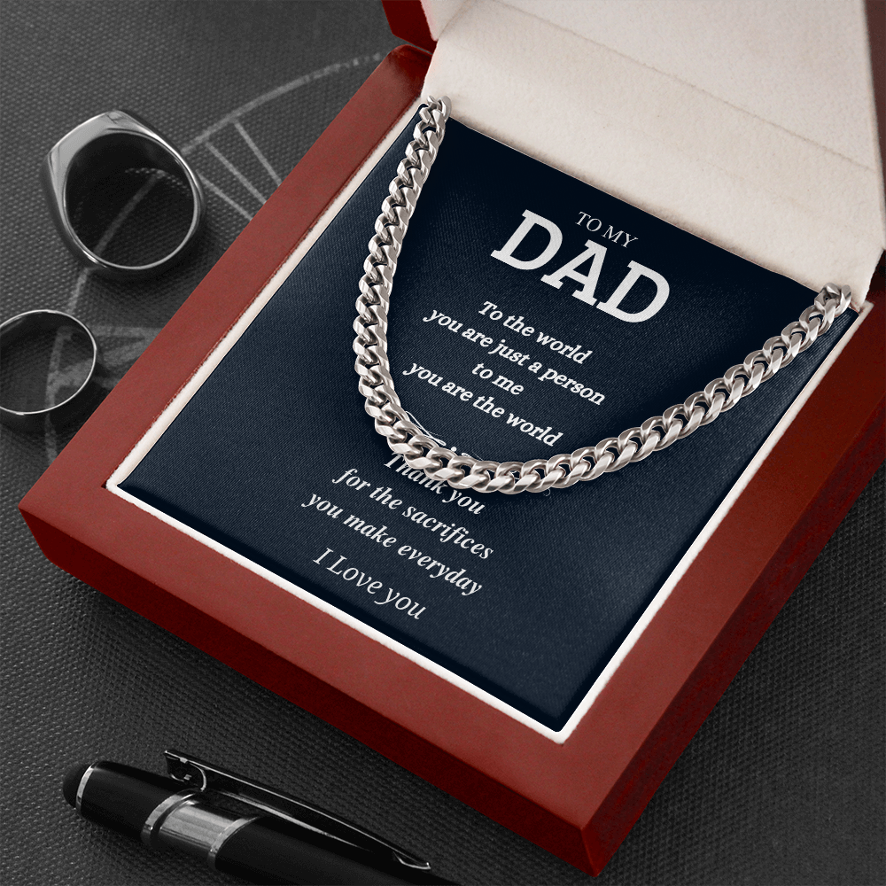 You are the world; Dad Gift