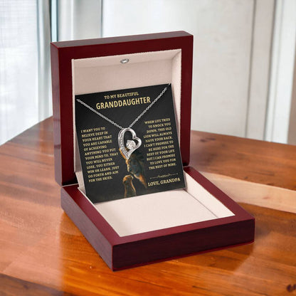 Granddaughter Gift - "Either Win or Learn"- From Grandpa