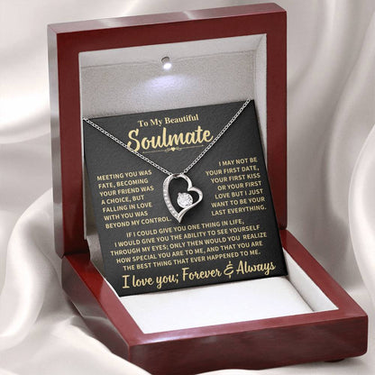 Beautiful Gift For Soulmate, "Meeting You Was Fate"