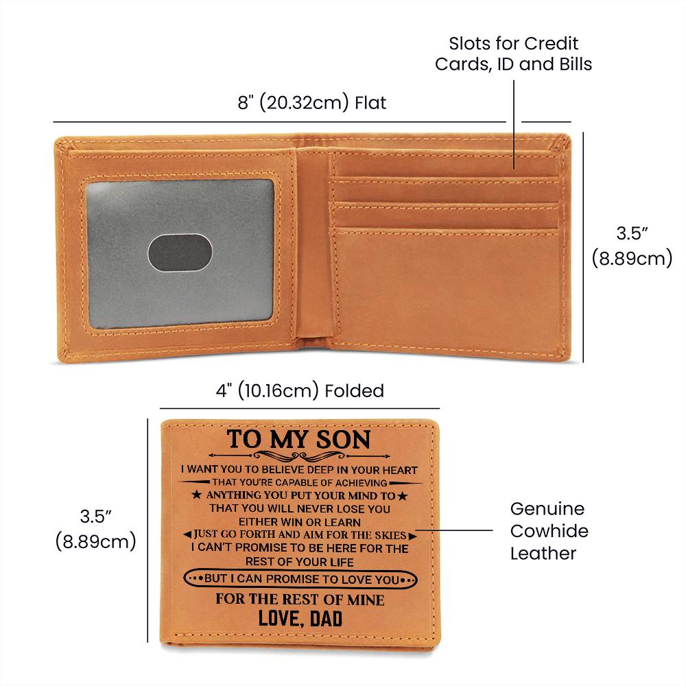 Son Gift-Leather Wallet-From Dad