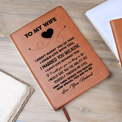 Wife Gift From Husband, "Special One", Graphic Journal