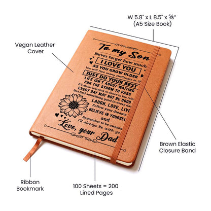 Son Gift From Dad, "Never Forget", Graphic Journal