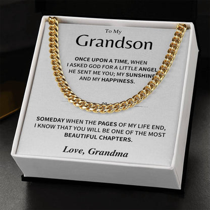 Grandson Gift- Cuban link chain