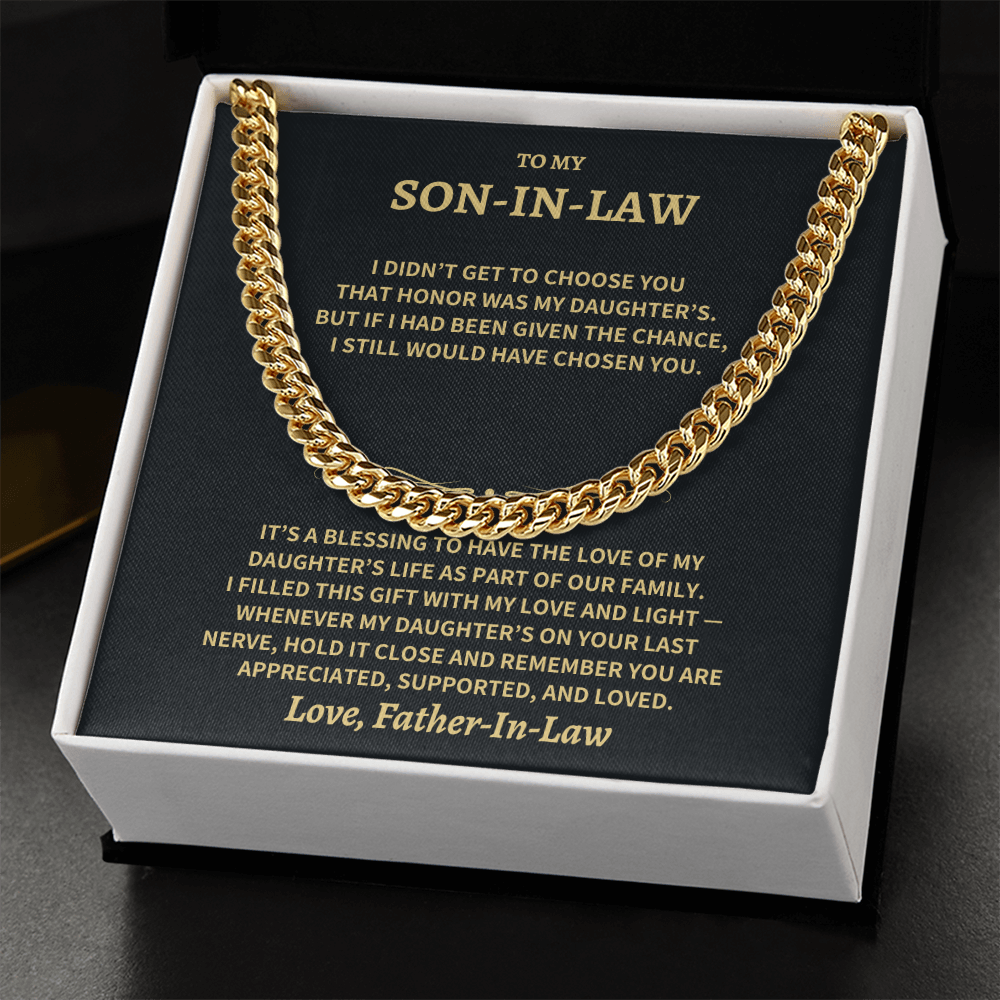 Son In Law Gift From Father In Law
