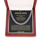 Son Gift-Cuban Link Chain-From Dad
