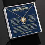 Granddaughter Gift From Grandma, Knot Necklace