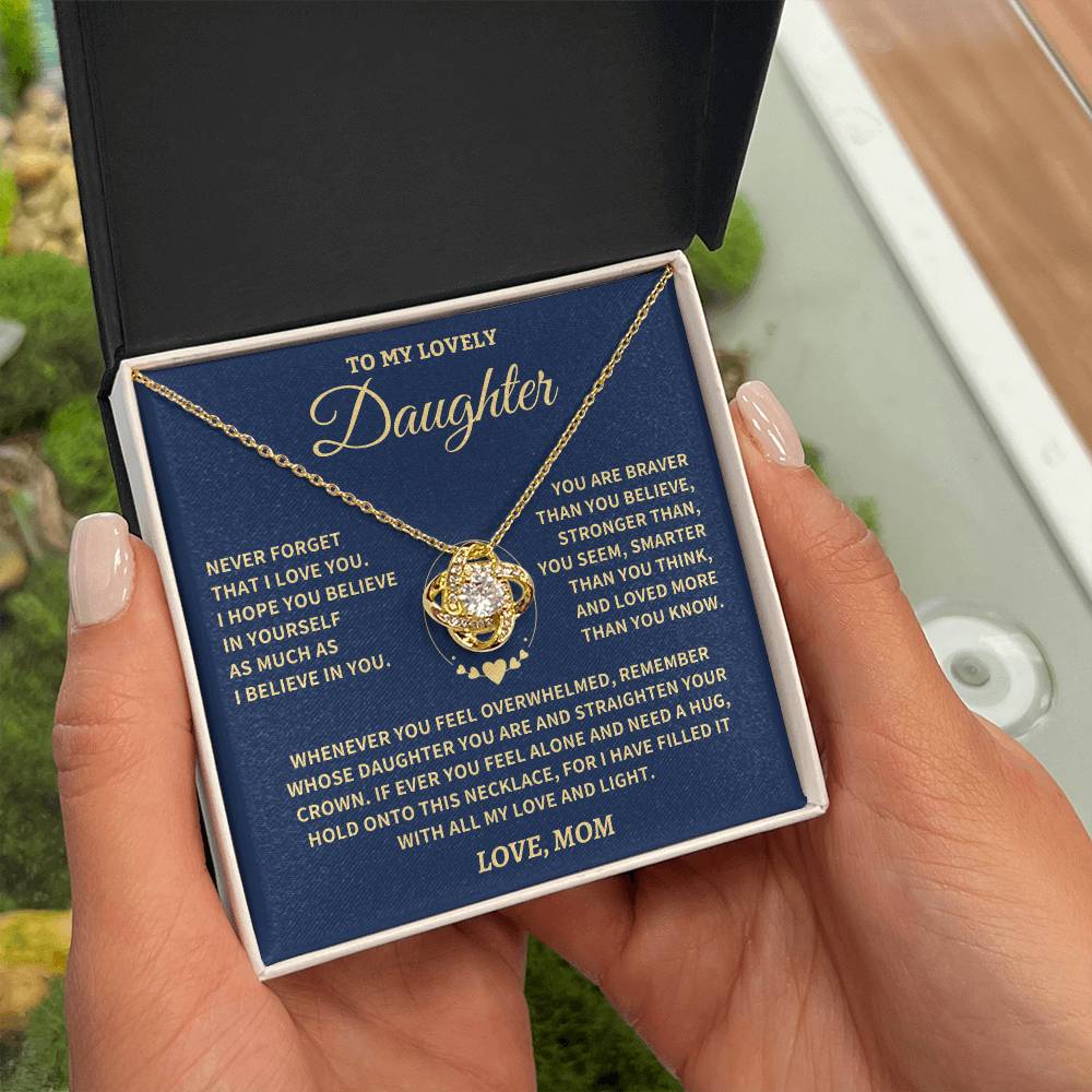Daughter Gift- Believe In Yourself- From Mom