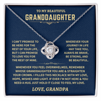 Granddaughter Gift From Grandpa, ""Love, Hope, Wishes & Light"