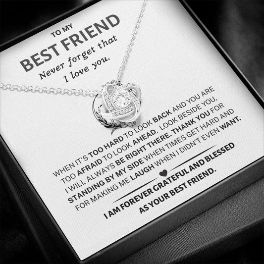 Best Friend Gift- Love Knot Necklace