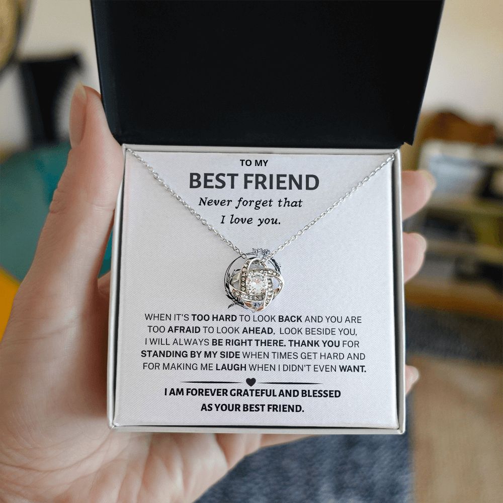 Best Friend Gift- Love Knot Necklace