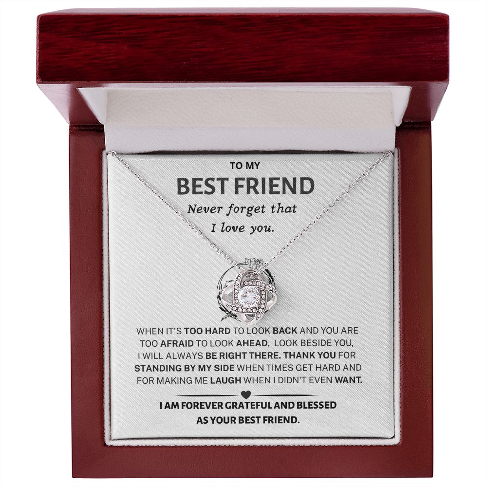 Best Friend Gift- Love Knot Necklace