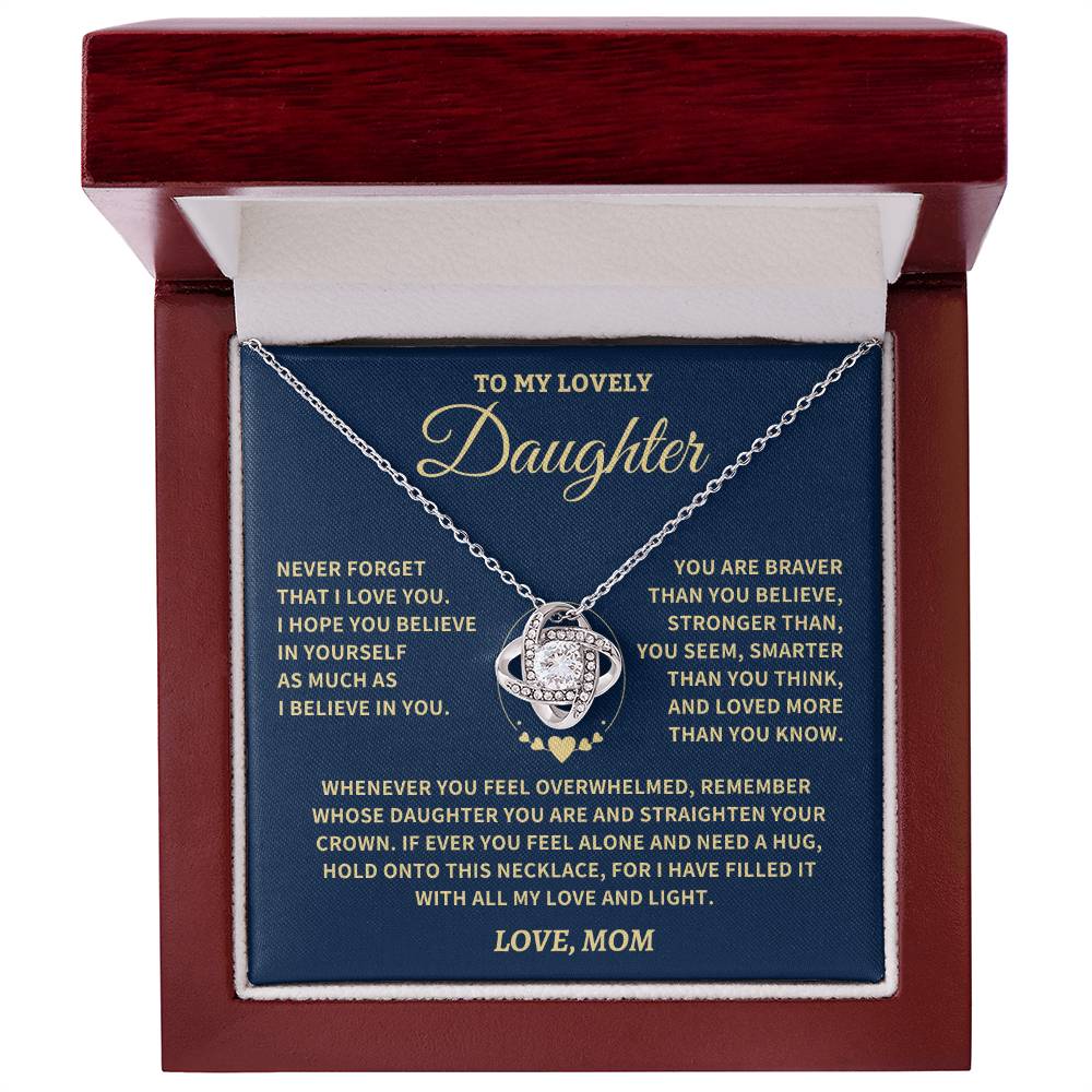Daughter Gift- Believe In Yourself- From Mom