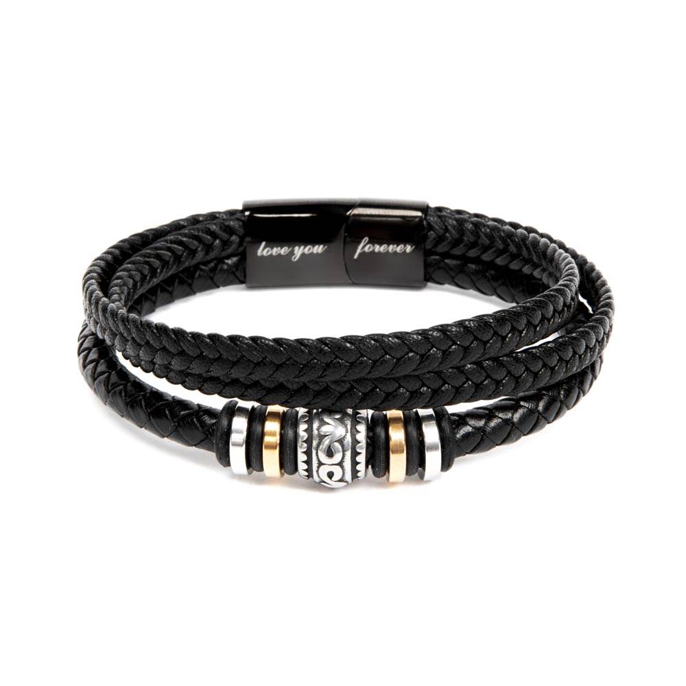 Gift For Grandson-Love You Forever Bracelet-From Grandpa