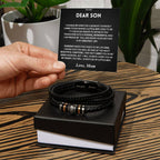 Gift For Son-Love You Forever bracelet-From Mom