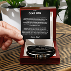 To My Son, From Dad Bracelet
