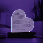 Wife Plaque Gift
