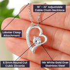 To My Wife Gift From Husband, "Your Last Everything", Heart Necklace