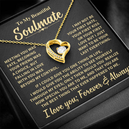Beautiful Gift For Soulmate, "Meeting You Was Fate"
