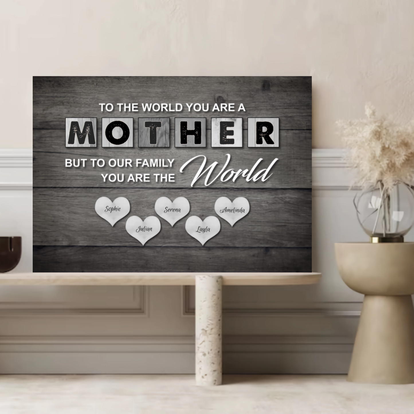 To the World you are Mother but to our Family you are World