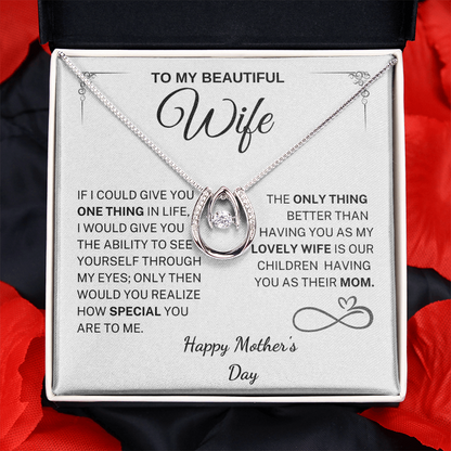 Special - Wife Gift - Horse Shoe Necklace