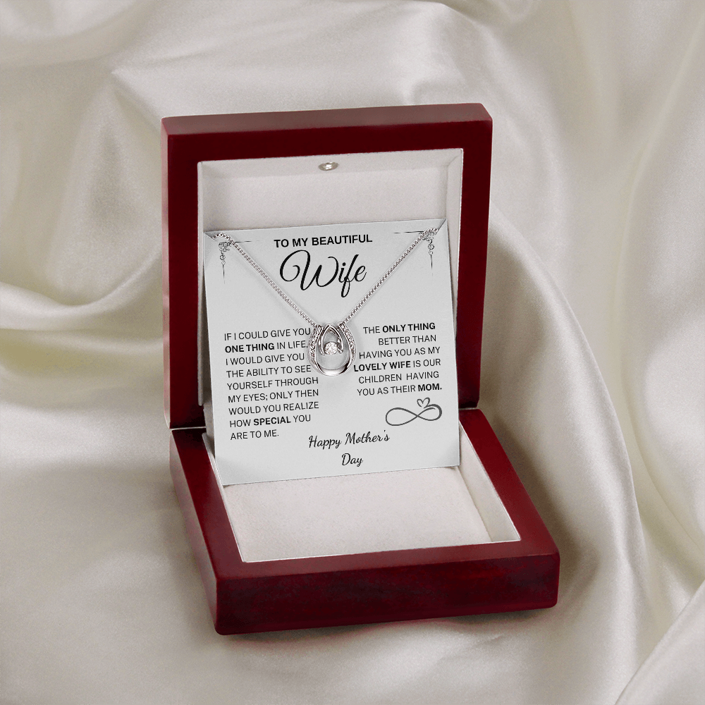 Special - Wife Gift - Horse Shoe Necklace