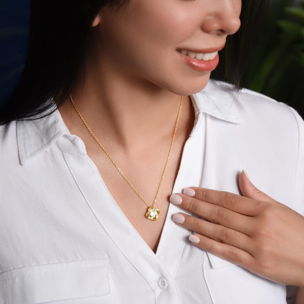 Soulmate Gift- Last Everything- Love Knot Necklace