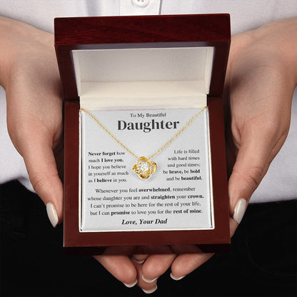 Daughter Gift- Believe in yourself -From Dad