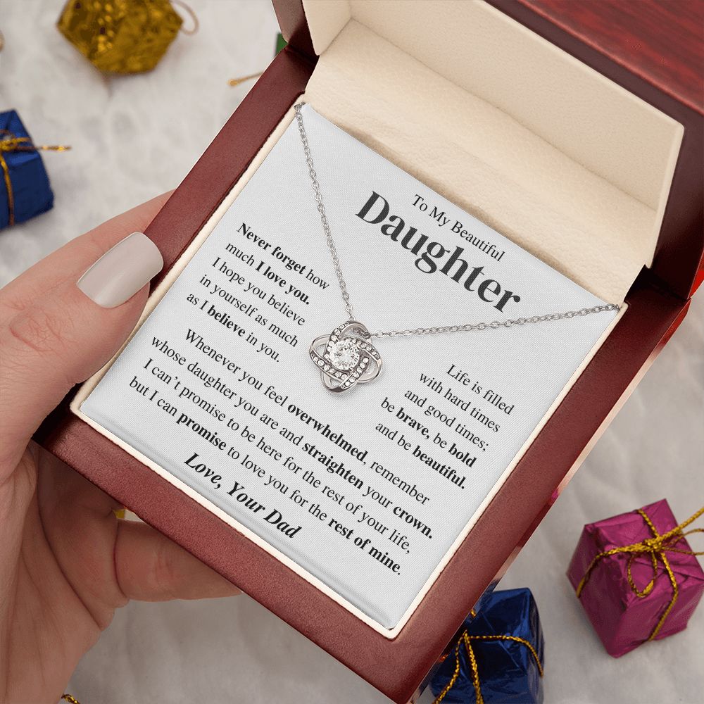 Daughter Gift- Believe in yourself -From Dad