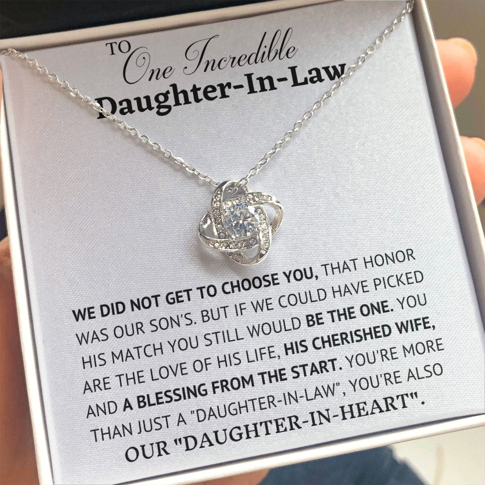That honor was our son's; Daughter-In-Law Gift