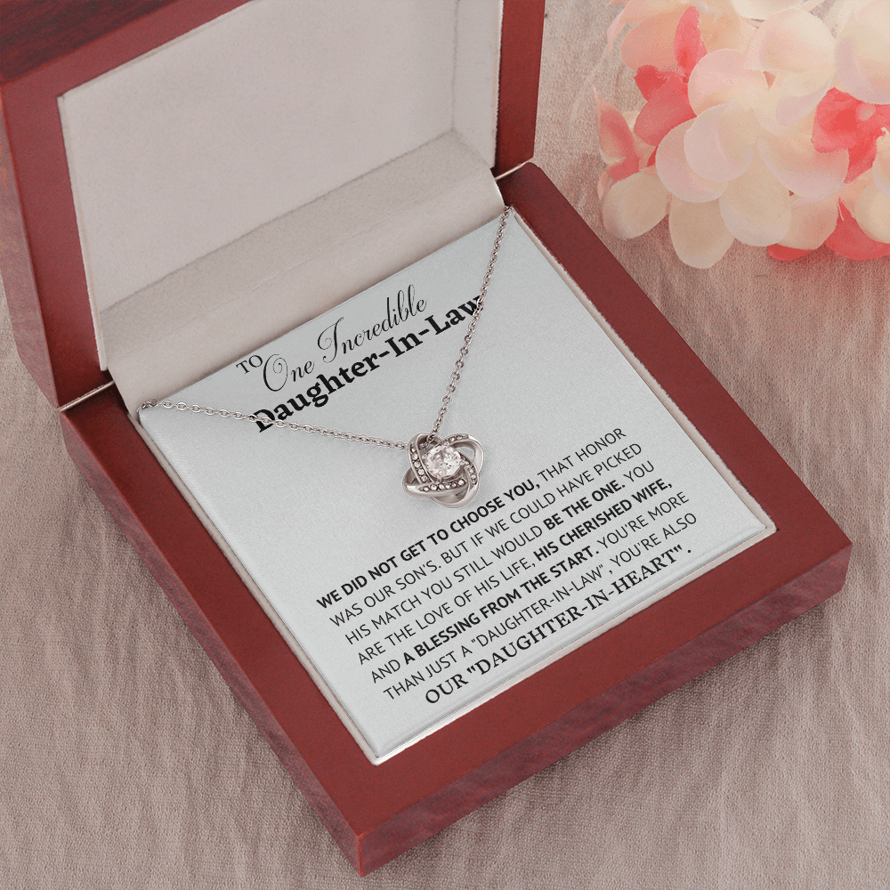That honor was our son's; Daughter-In-Law Gift